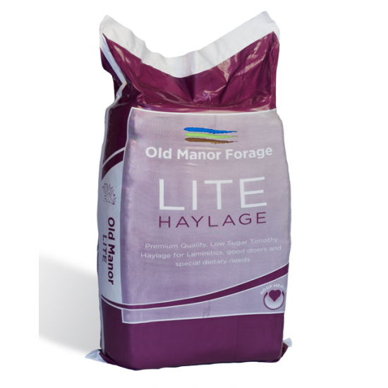 Old Manor Timothy Lite Haylage – Full pallet (40 bales)